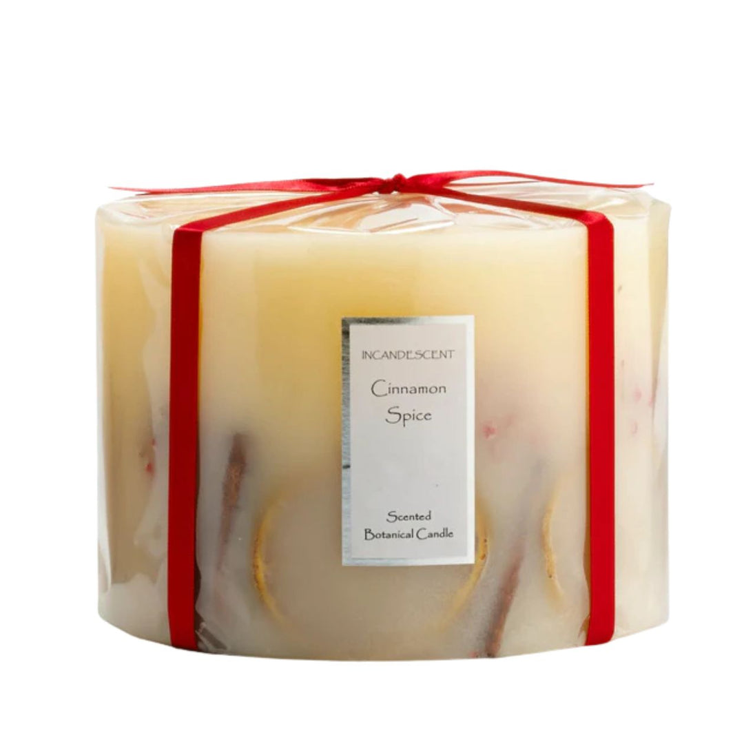 Large Triple Wick Incandescent Botanical Luxury Candle Cinnamon Spice - Sugarplum Boutique