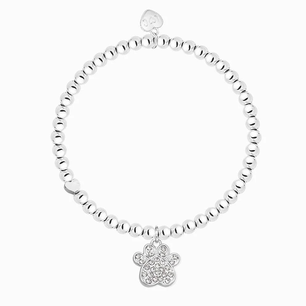 Life Charms Dog Mum Silver Plated Stretch Bracelet - Sugarplum Boutique