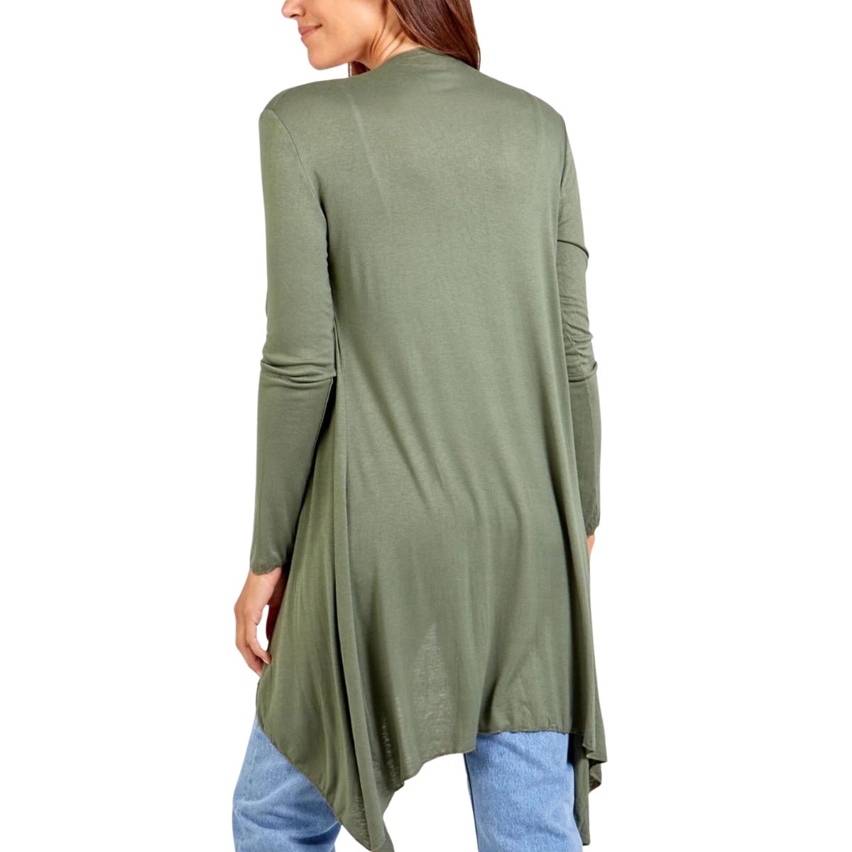 Khaki waterfall cardigan sale