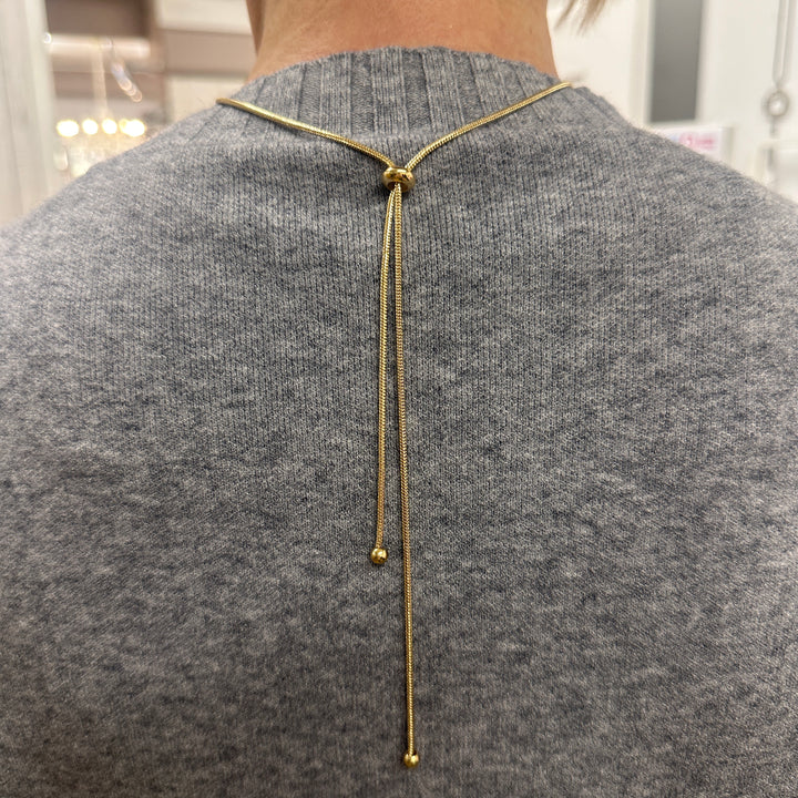 Linnie Matt Gold &amp; Silver Long Necklace - Sugarplum Boutique