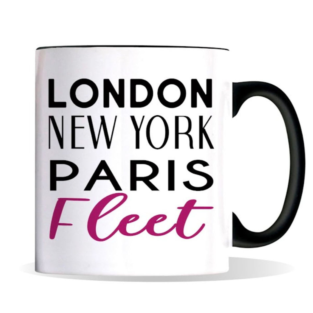 London New York Paris Fleet Mug - Sugarplum Boutique