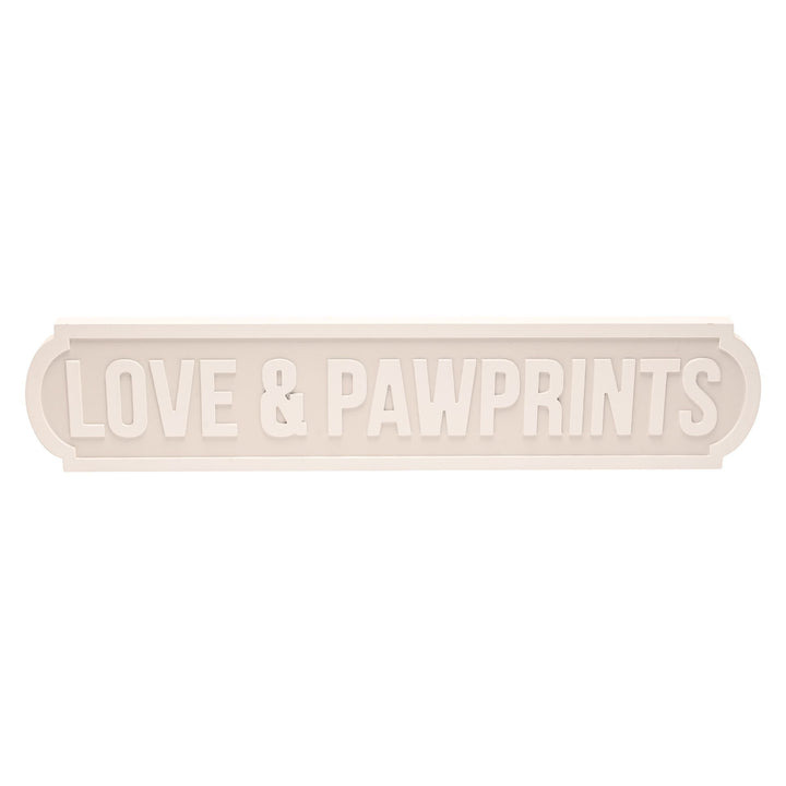 Love &amp; Pawprints Sign - Sugarplum Boutique