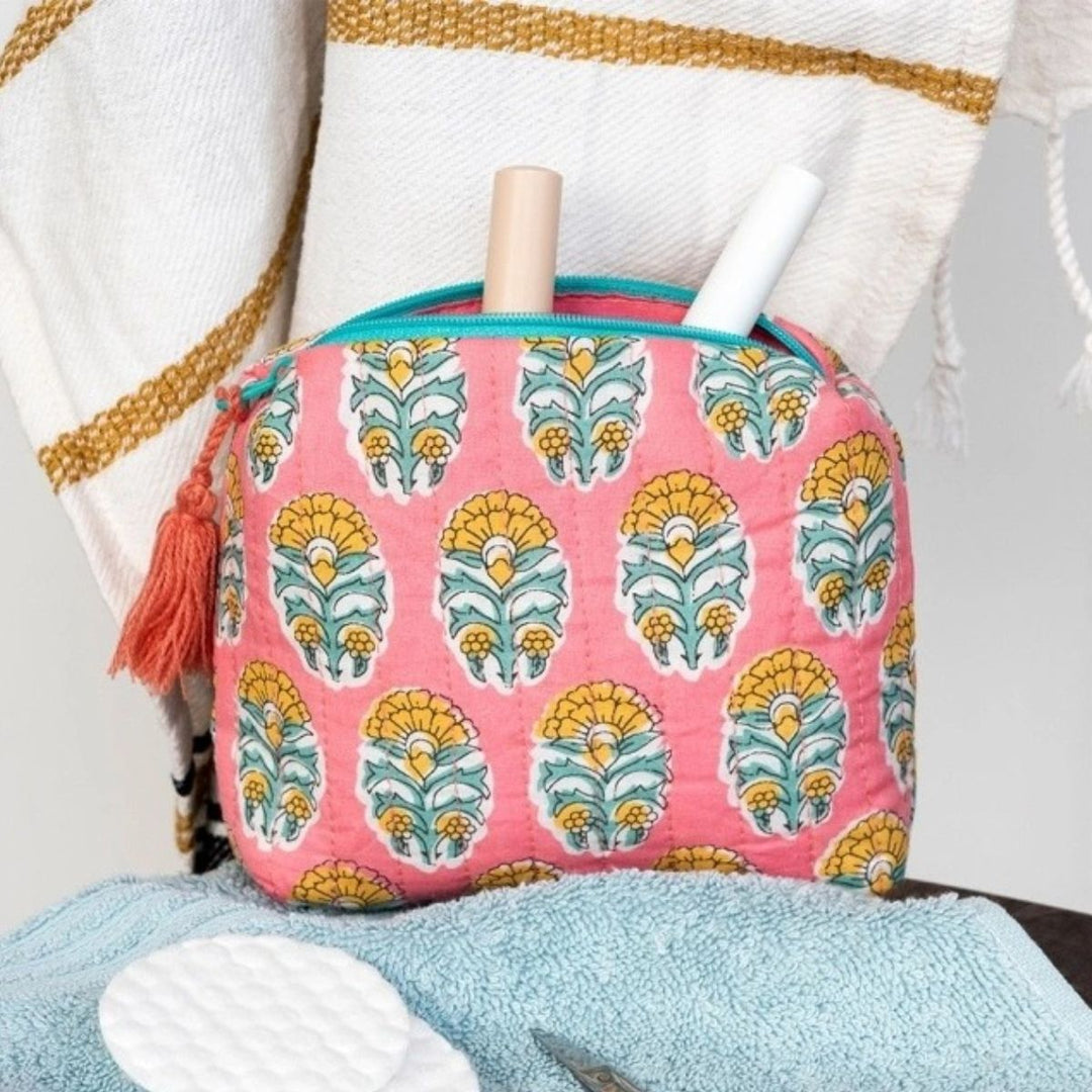 Makeup Bag - Daksha - Sugarplum Boutique