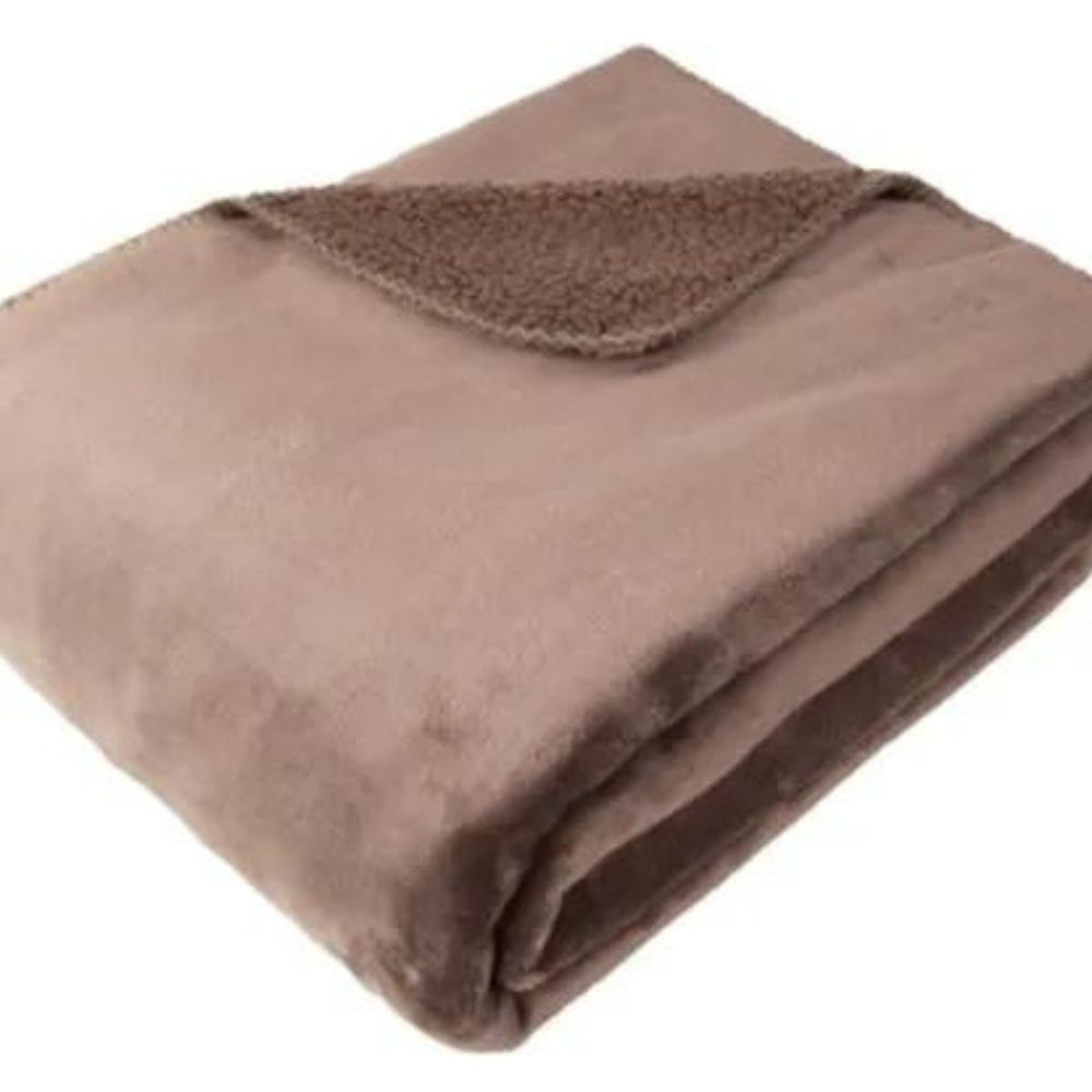 Malini Cosy Throw Coffee Brown - Sugarplum Boutique