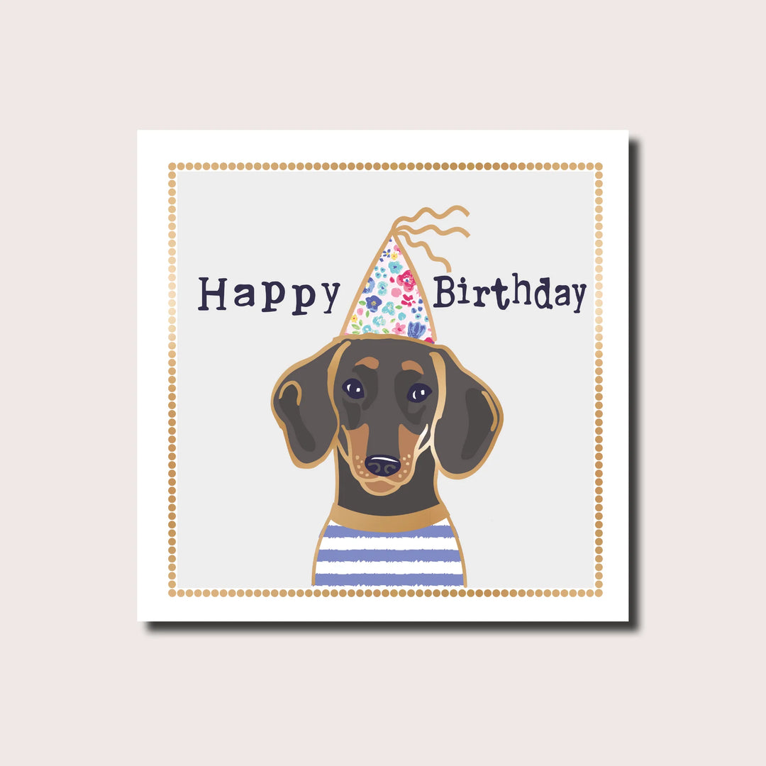 Marina B Designs Greeting Card Happy Birthday Dog - Sugarplum Boutique