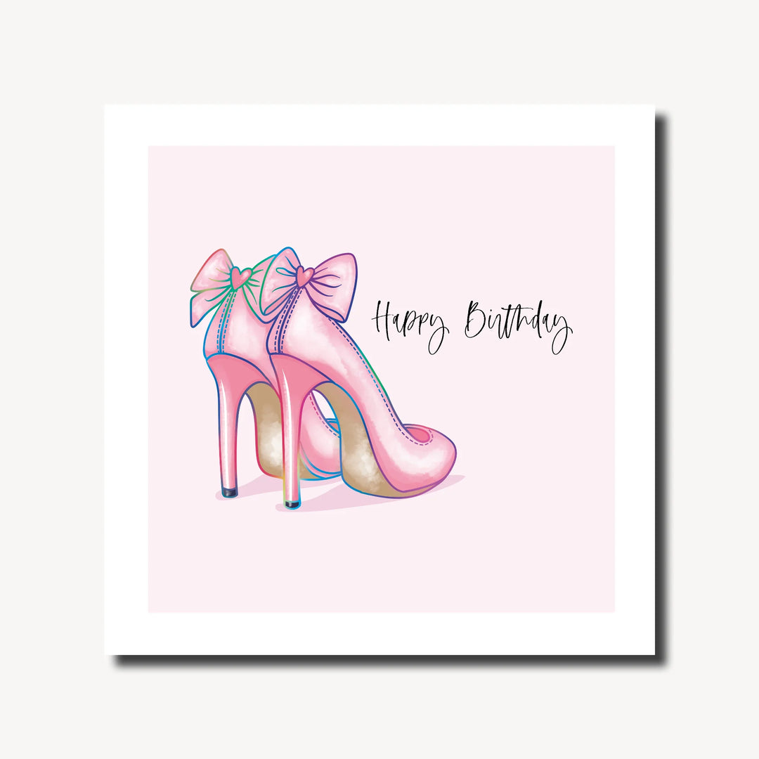 Marina B Designs Greeting Card Happy Birthday Shoes - Sugarplum Boutique