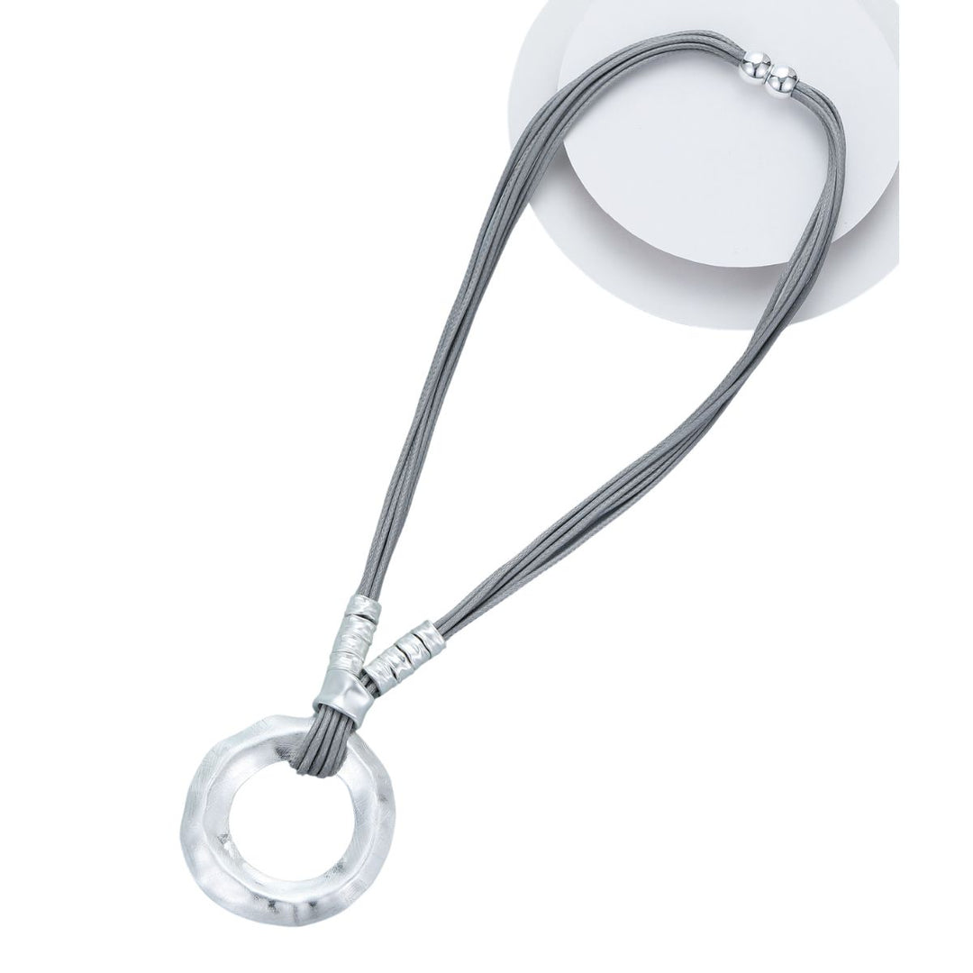 Marjan Short Necklace Silver - Sugarplum Boutique