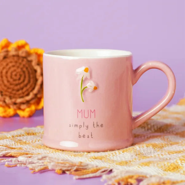 Mum Simply The Best Ceramic Mug - Sugarplum Boutique