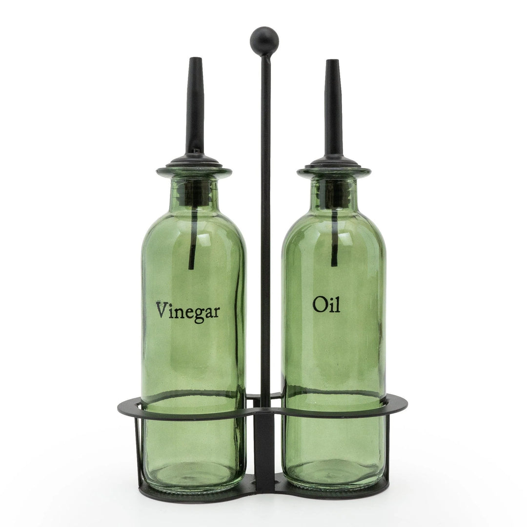 Oil & Vinegar Glass Bottle Set - Sugarplum Boutique