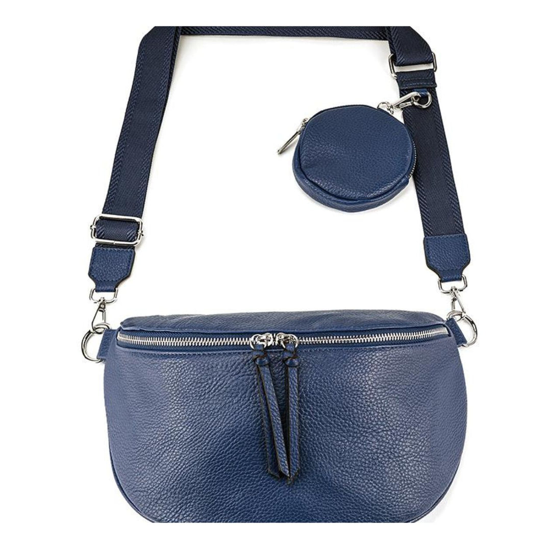 Leather Bags Crossbody Bag Removable Strap Over Body Faux Leather