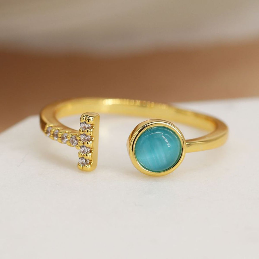 POM Gilly Gold Plated Ring - Sugarplum Boutique