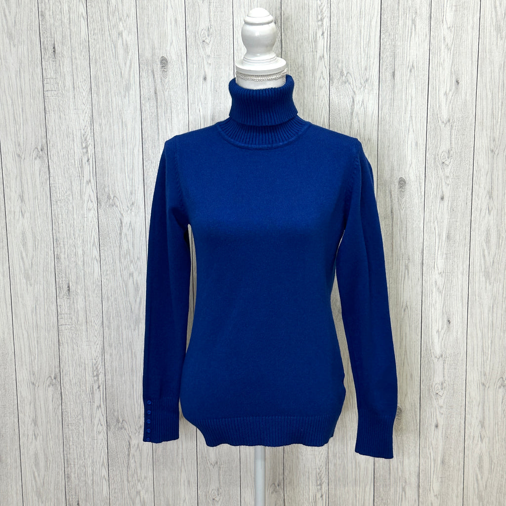 Slim fit polo neck jumper on sale