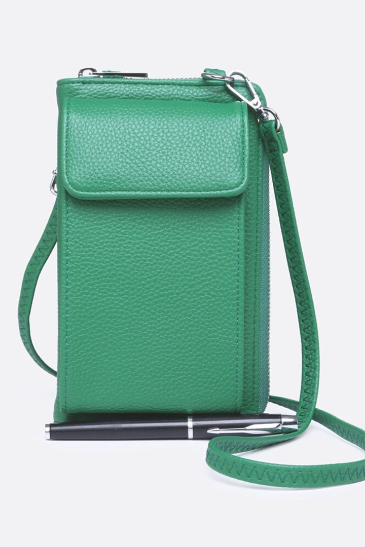 Phone Cross Body Bag Green - Sugarplum Boutique