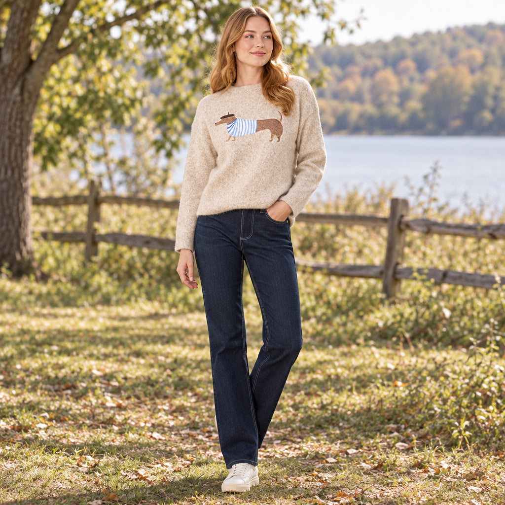 Pierre Dachshund Jumper - Sugarplum Boutique
