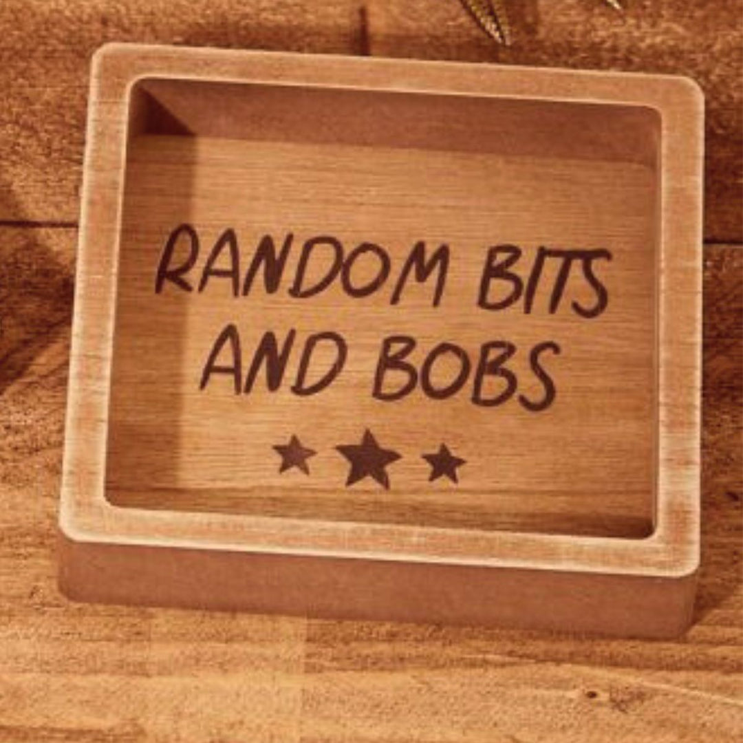 Tray Random Random Bits And Bobs Wooden Tray – Sugarplum Boutique & Home