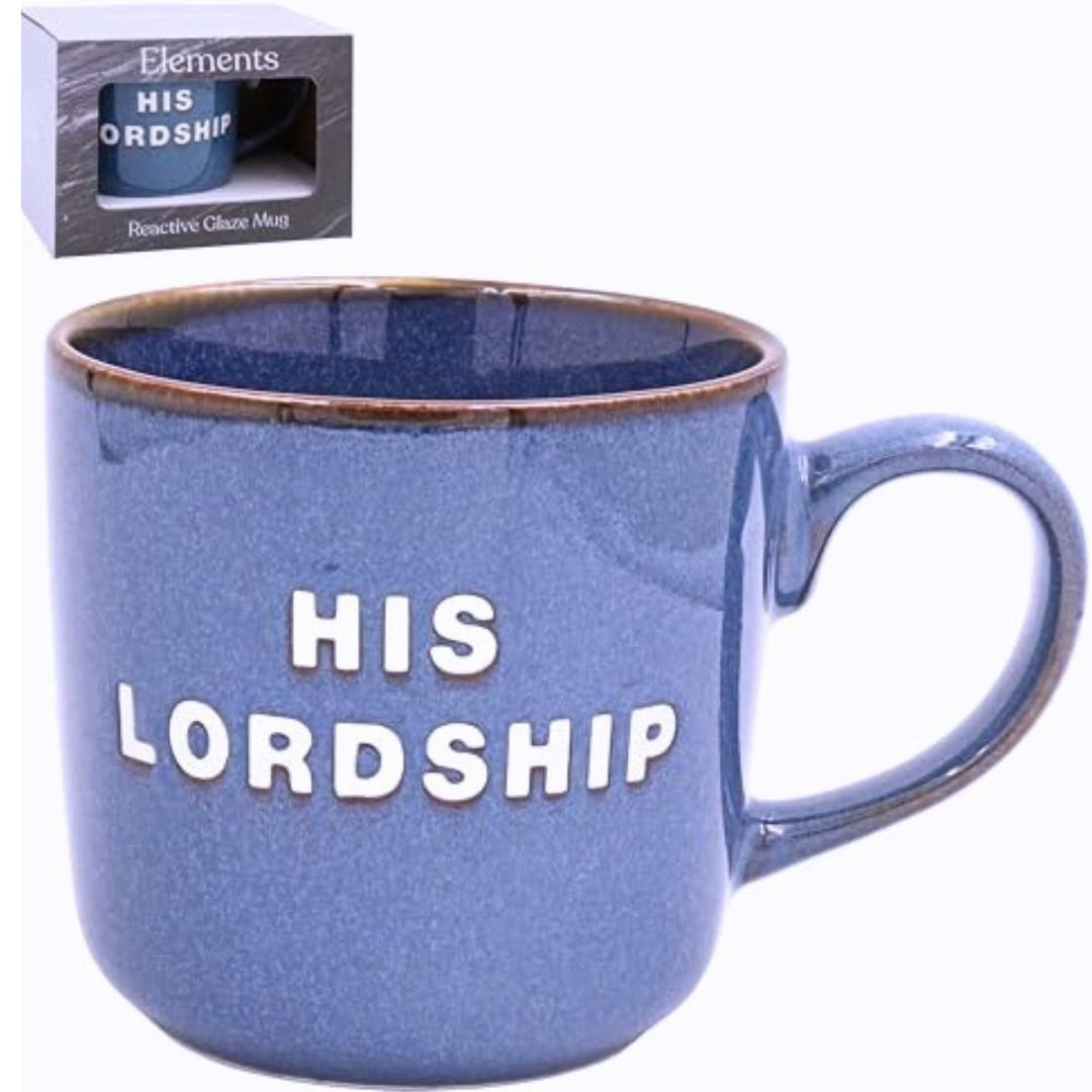 Reactive Glaze His Lordship Mug - Sugarplum Boutique