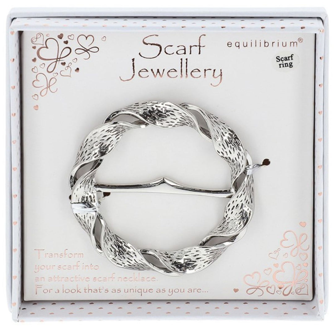 Ribbon Garland Scarf Ring - Sugarplum Boutique