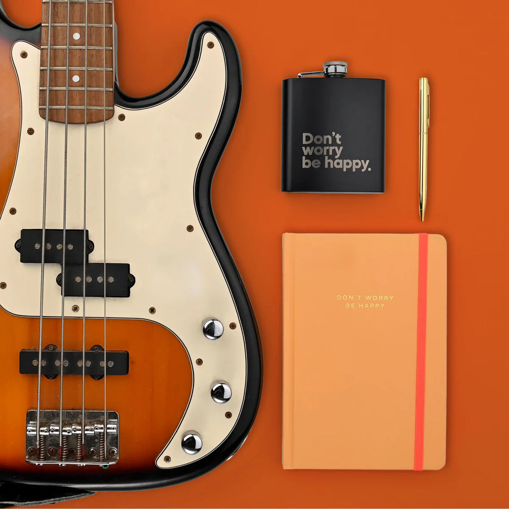 Say It With Songs A5 Hardback Notebook 96 Pages - Don't Worry Be Happy - Sugarplum Boutique