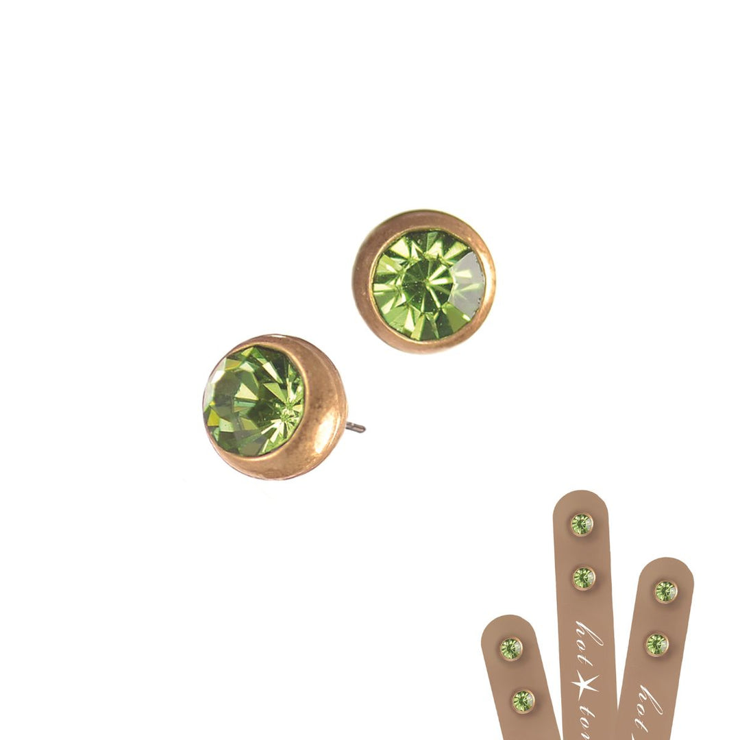 Selina Stud Earring Green - Sugarplum Boutique