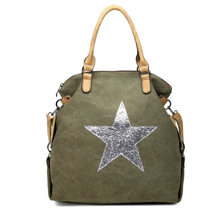 Sequin Star Large Tote Bag