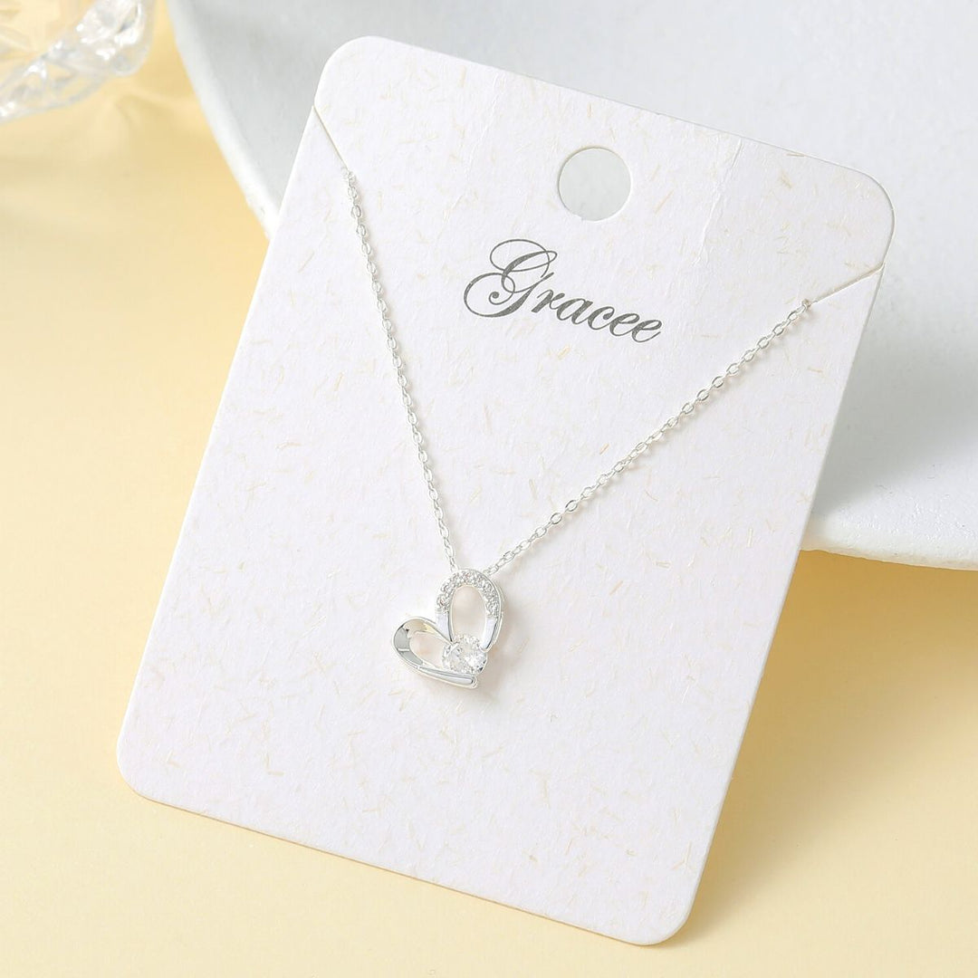 Serena Heart Short Necklace - Sugarplum Boutique