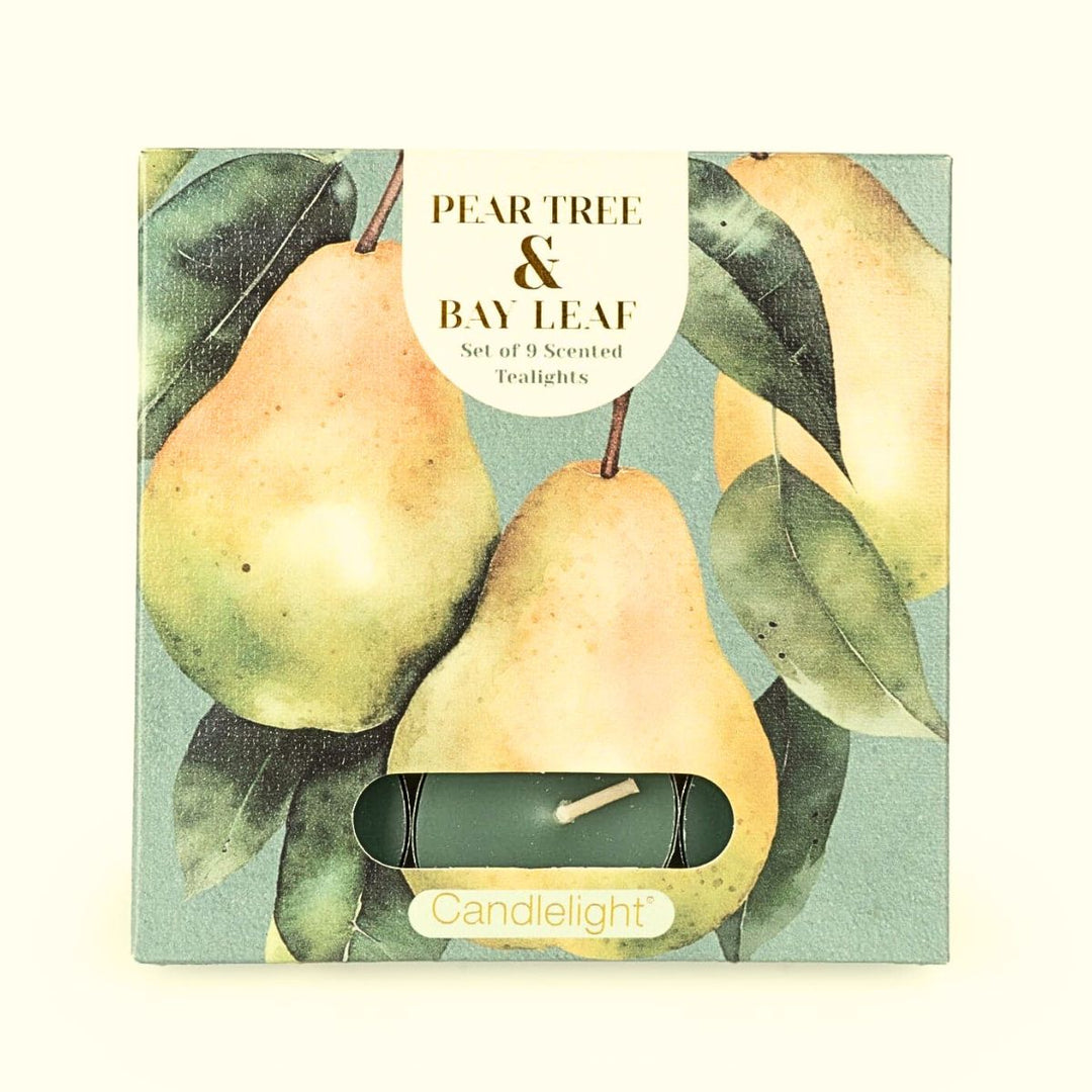 Set of 9 Tealights - Pear Tree & Bay Leaf -  Sugarplum Boutique