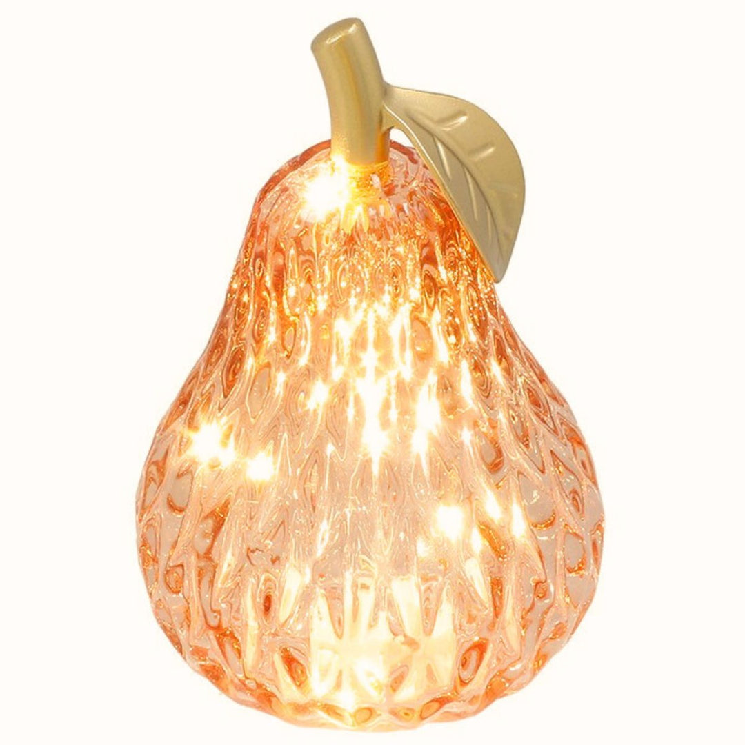 Shudehill Diamond Cut LED Pear Small Amber - Sugarplum Boutique