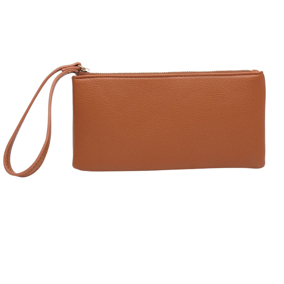 Sienna Brown Phone Purse Holder - Sugarplum Boutique