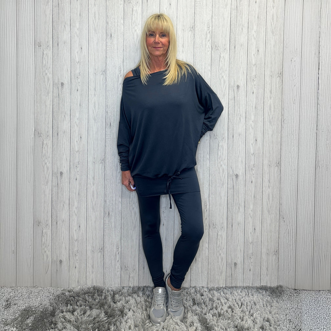 Sinatra Charcoal Grey 3 Piece Trouser Set - Sugarplum Boutique