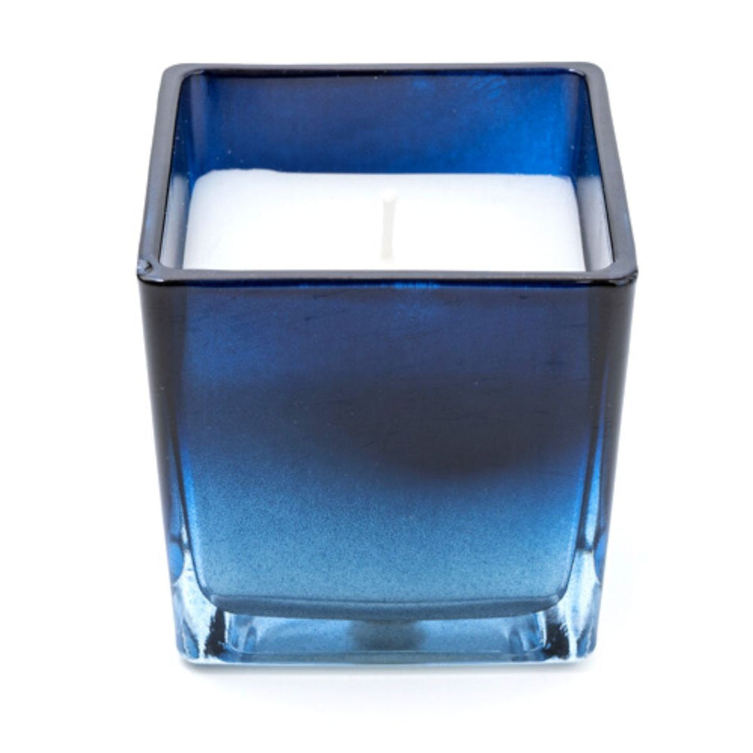Small Square Blue Candle