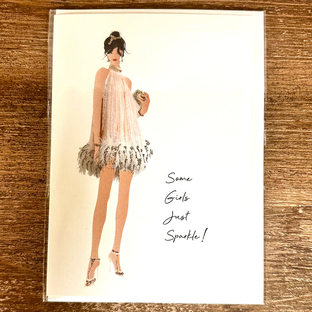 Some Girls Just Sparkle Birthday Greeting Card - Sugarplum Boutique