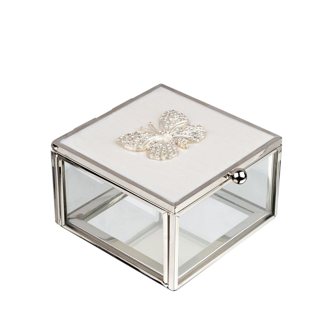 Sophia Butterfly Diamante Trinket Box - Sugarplum Boutique