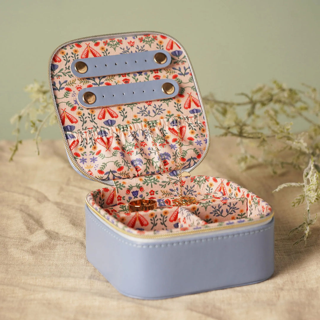 Sophia Lane Blue Floral Jewellery Box - Sugarplum Boutique &  Home