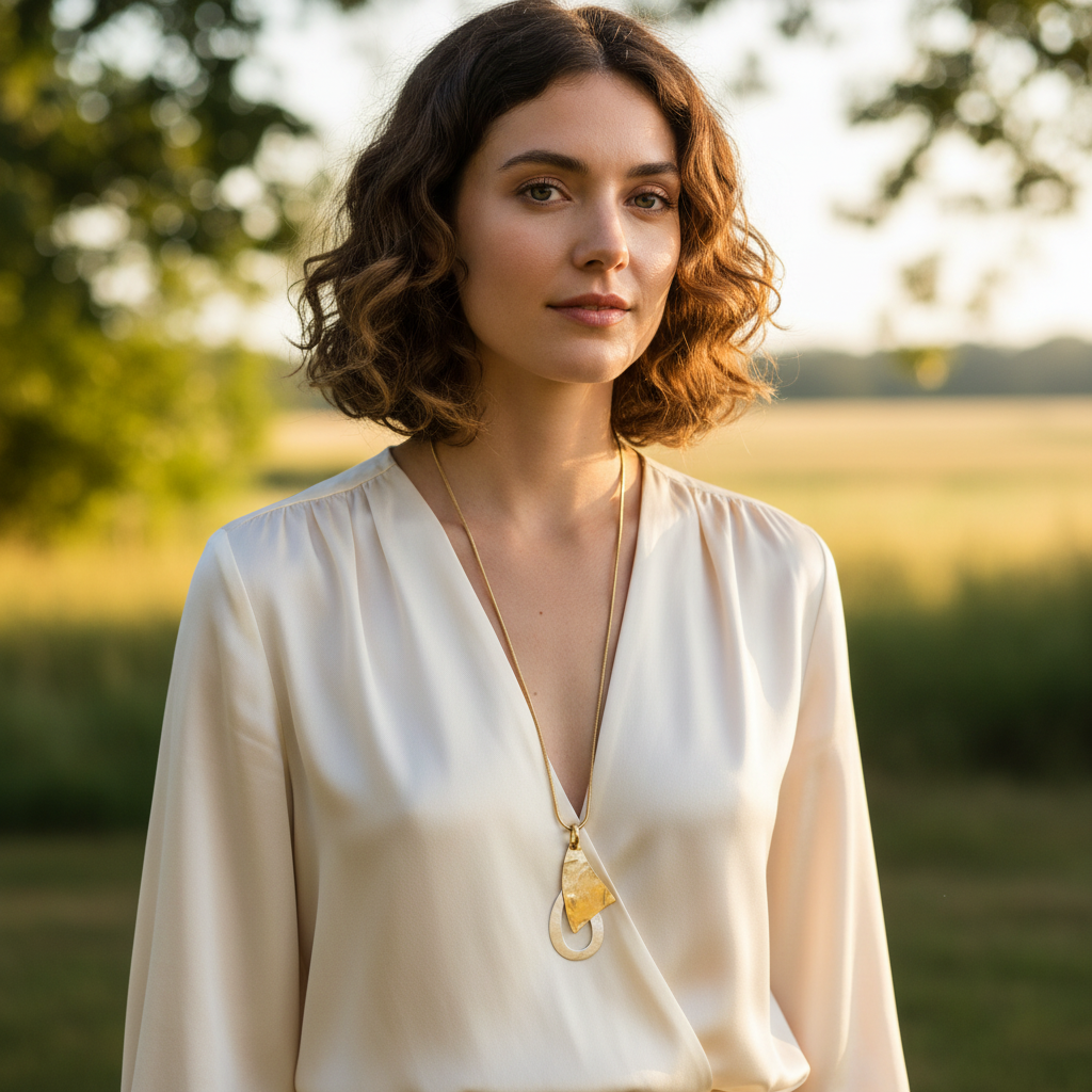 Spinnaker Gold Silver Long Necklace - Sugarplum Boutique