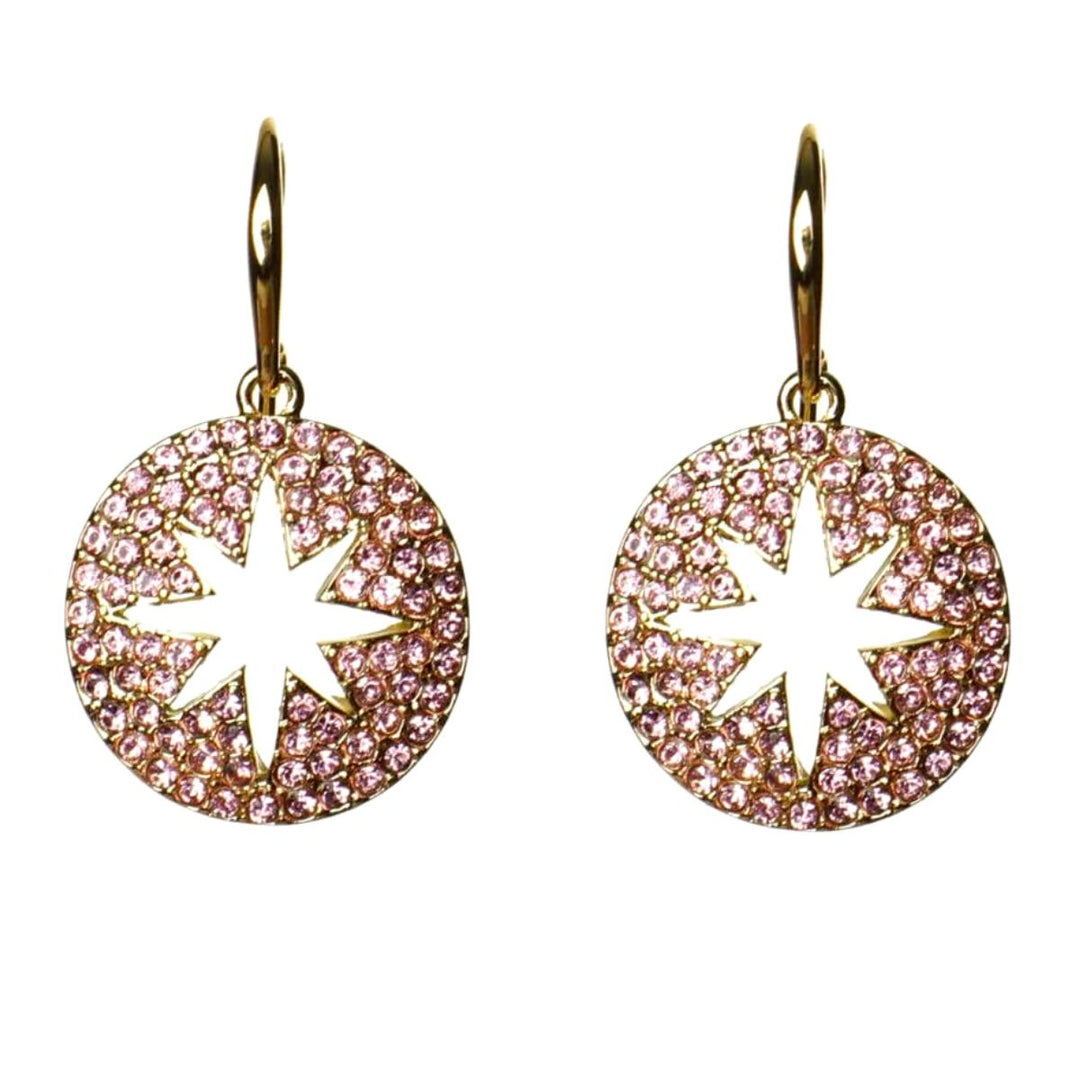 Star Burst Pink Earring - Sugarplum Boutique