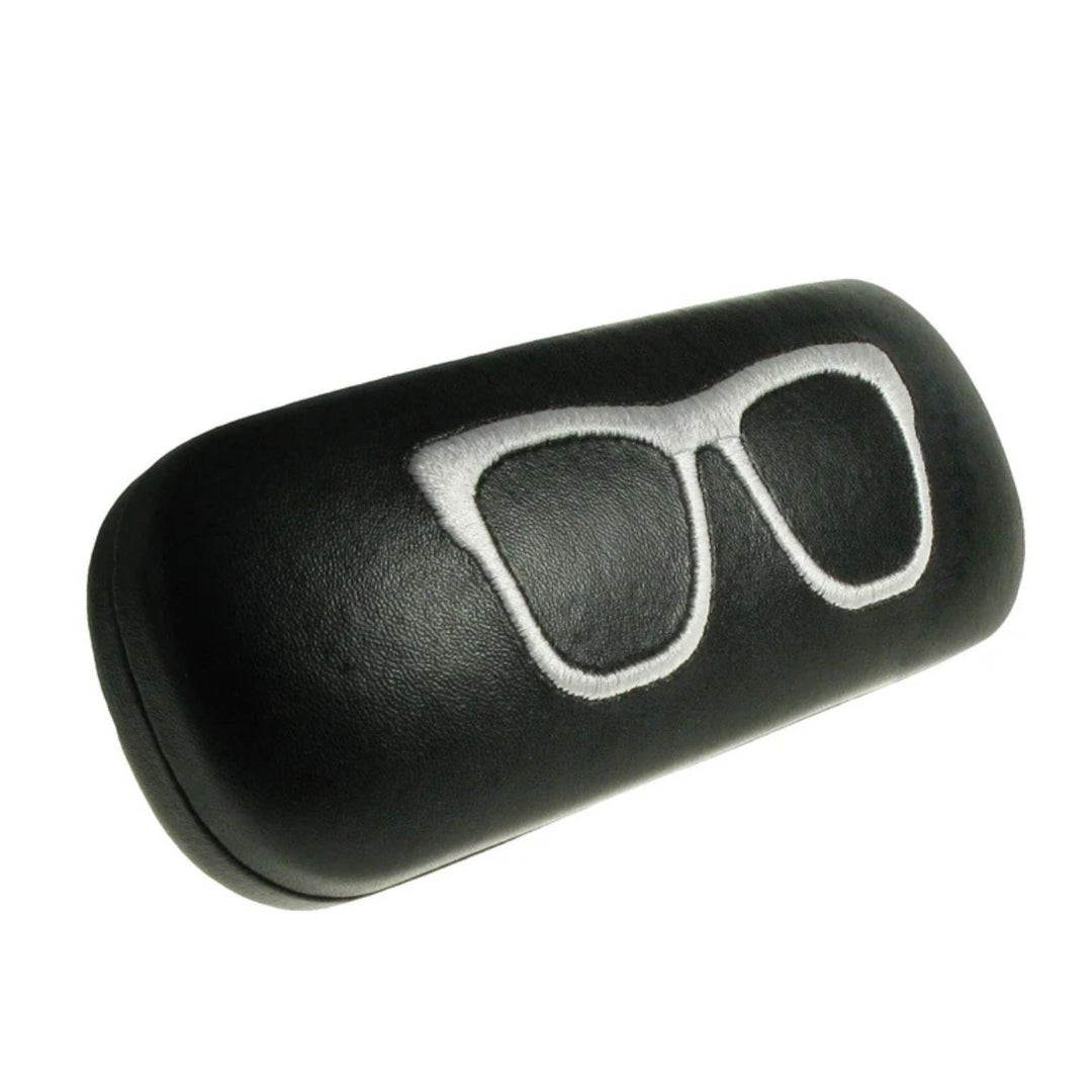 Stitched Black Glasses Case - Sugarplum Boutique
