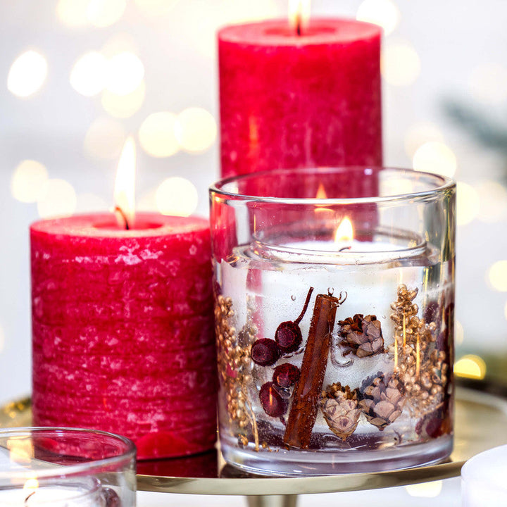 Stoneglow Cinnamon Nutmeg Ginger Spice Natural Wax Tumbler Candle - Sugarplum Boutique