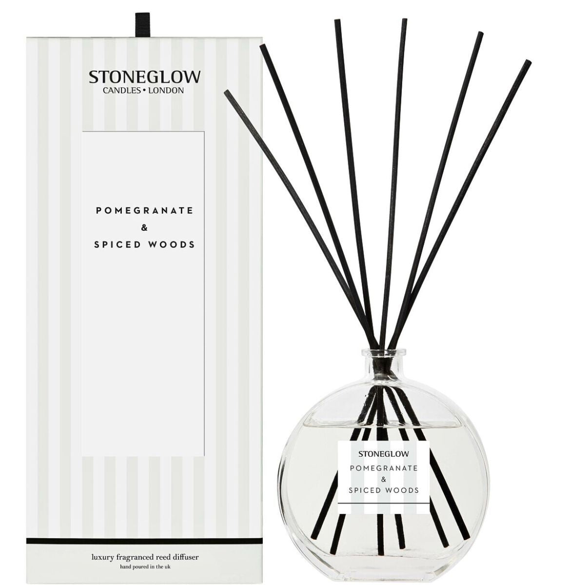 Stoneglow Large Reed Diffuser Pomegranate And Spiced Woods ...