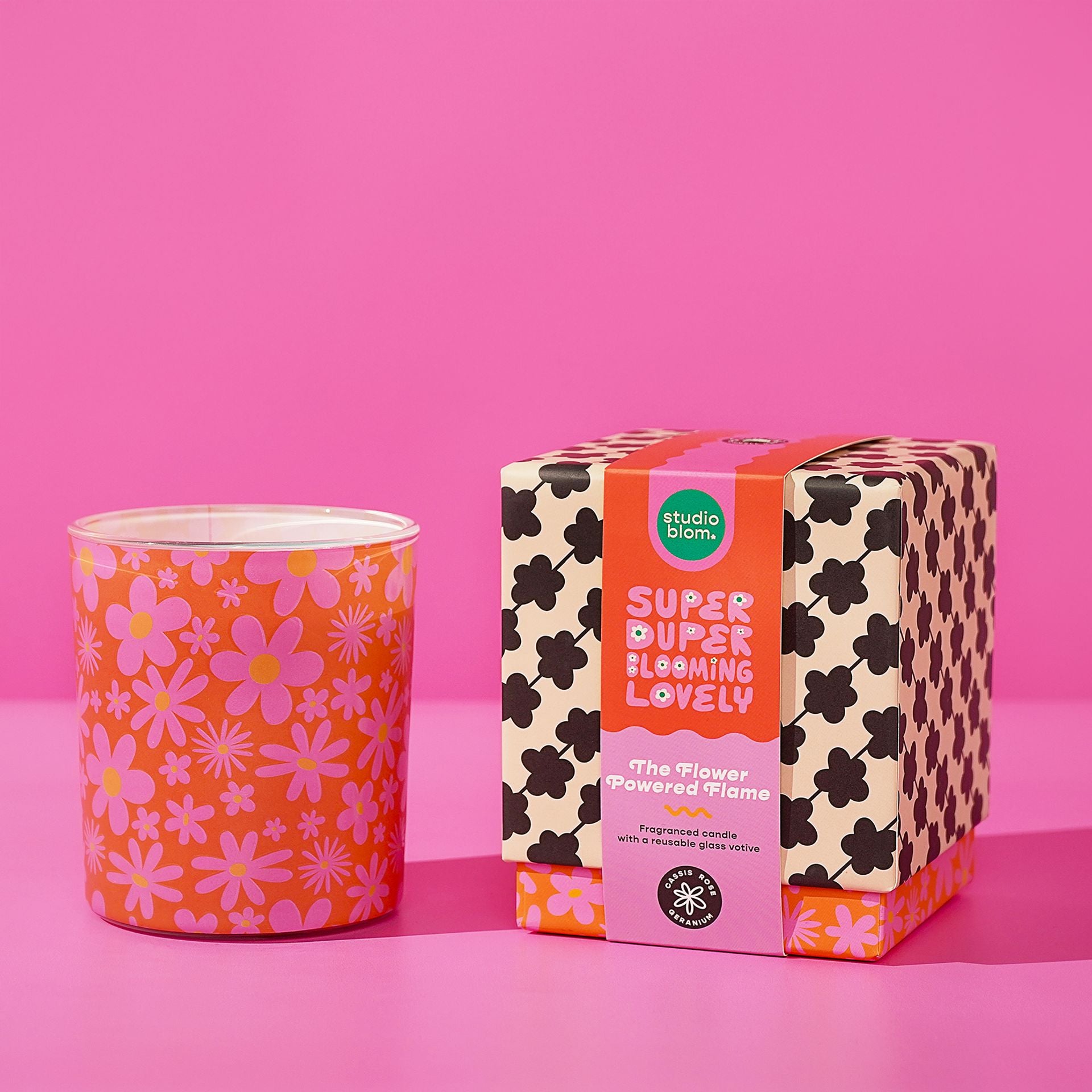 Studio Blom - Super Duper Candle Cassis Rose Geranium - Sugarplum Boutique