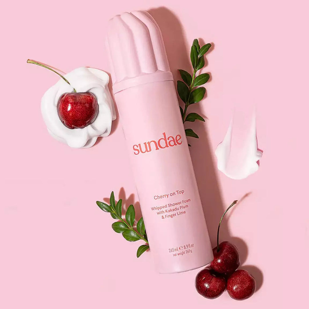 Sundae Whipped Shower Foam Cherry On Top -Sugarplum Boutique