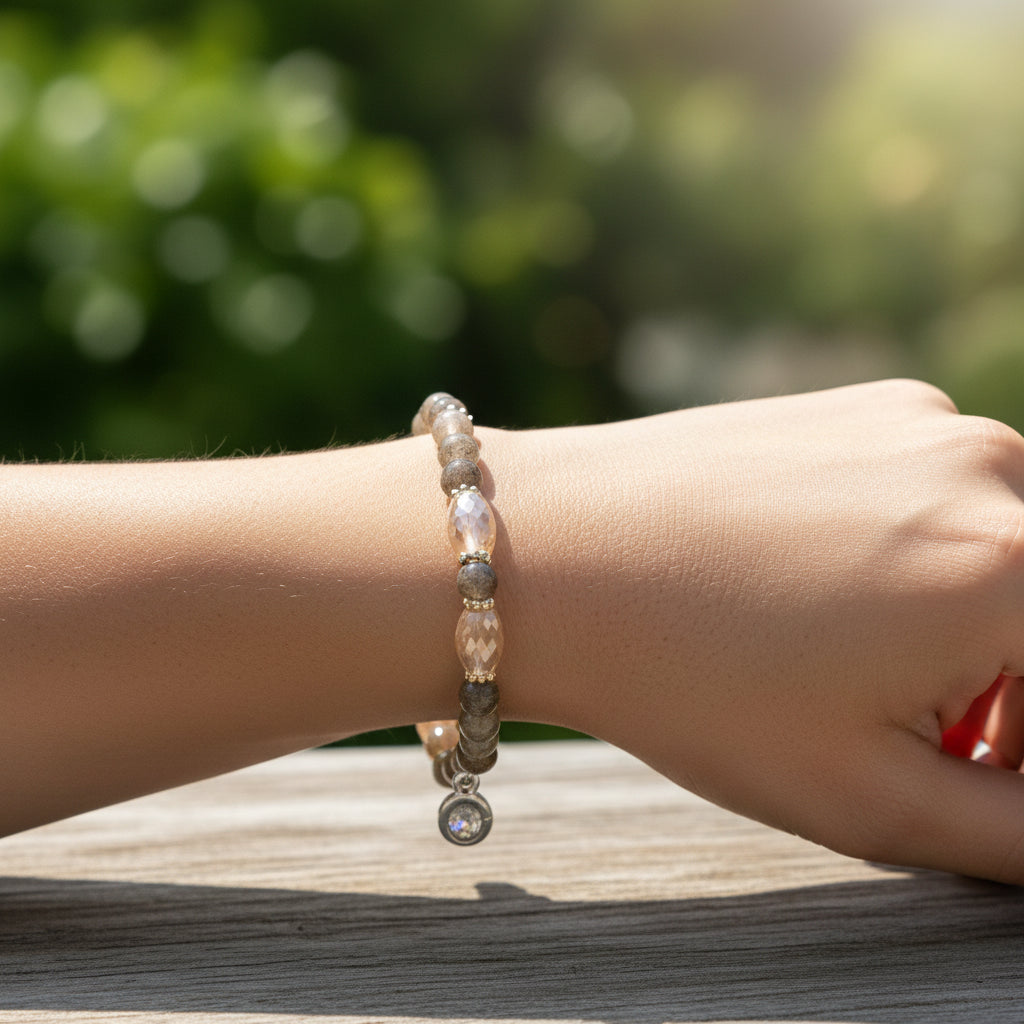 Tabitha Brown Beaded Bracelet - Sugarplum Boutique