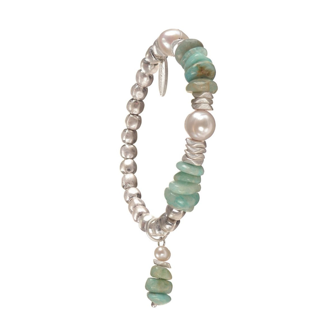 Turquoise Stone Bracelet - Sugarplum Boutique