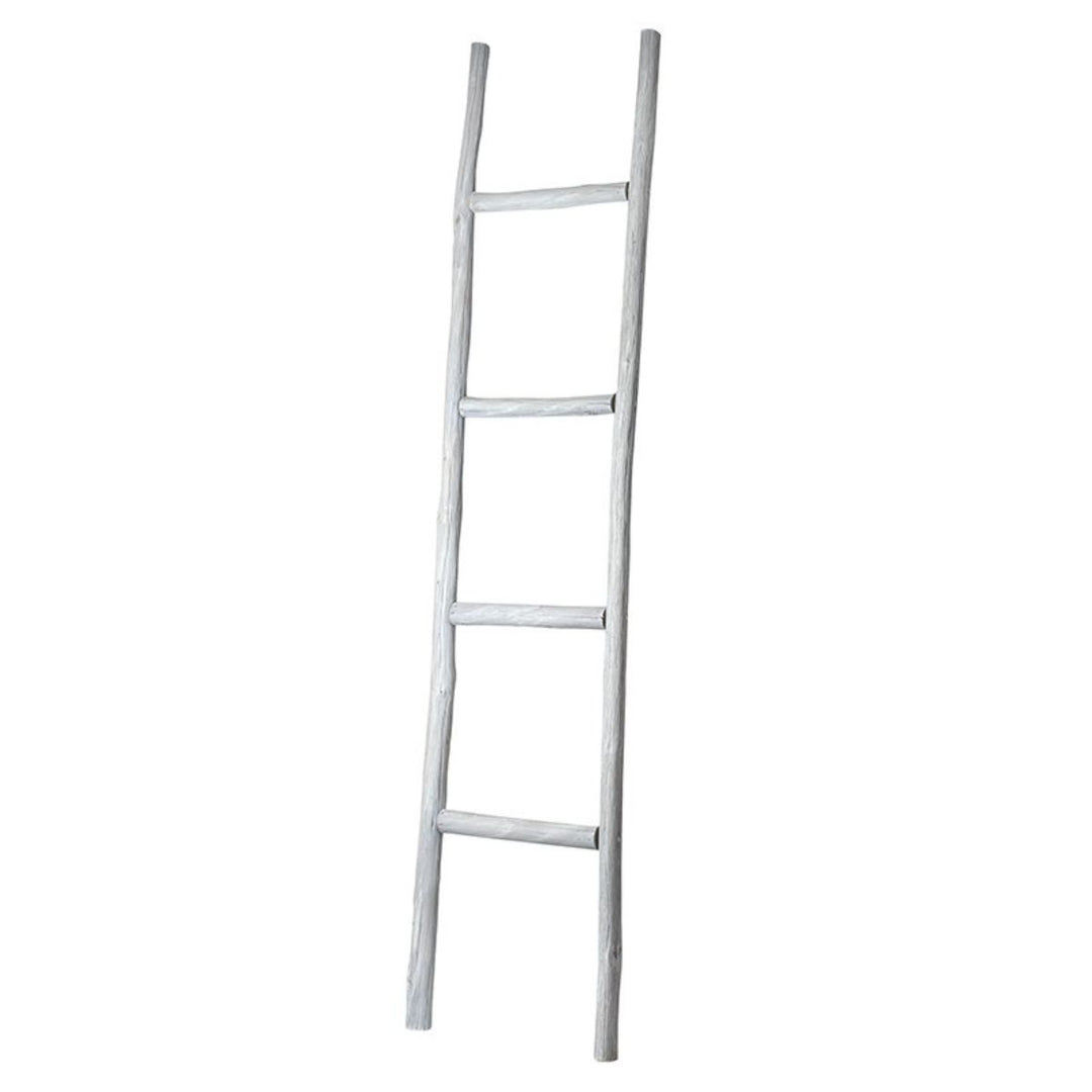 White Wooden Display Ladder