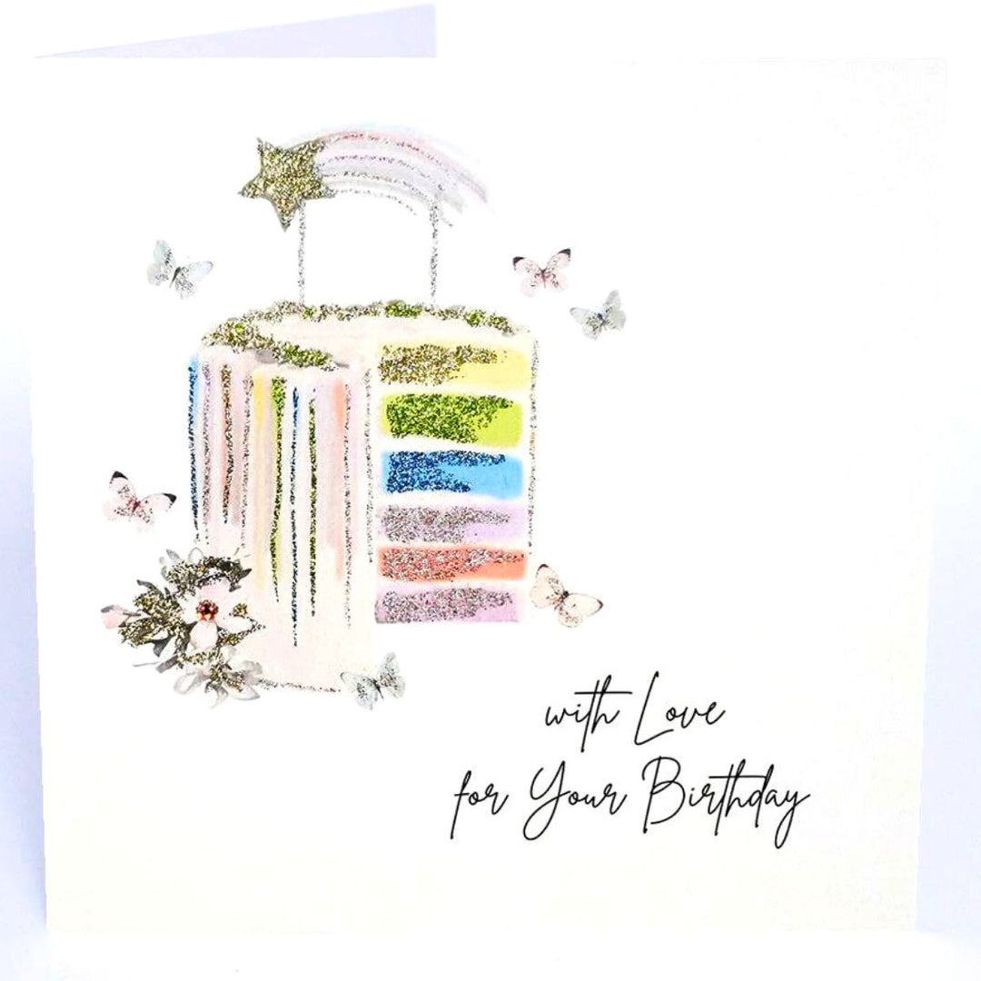 With Love For Your Birthday Greeting Card - Sugarplum Boutique