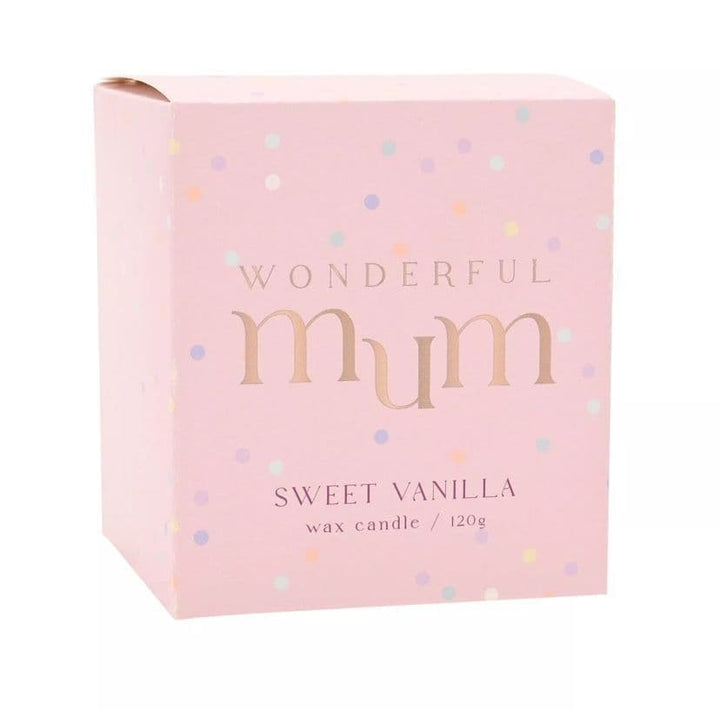 Wonderful Mum Candle- Sweet Vanilla - Sugarplum Boutique