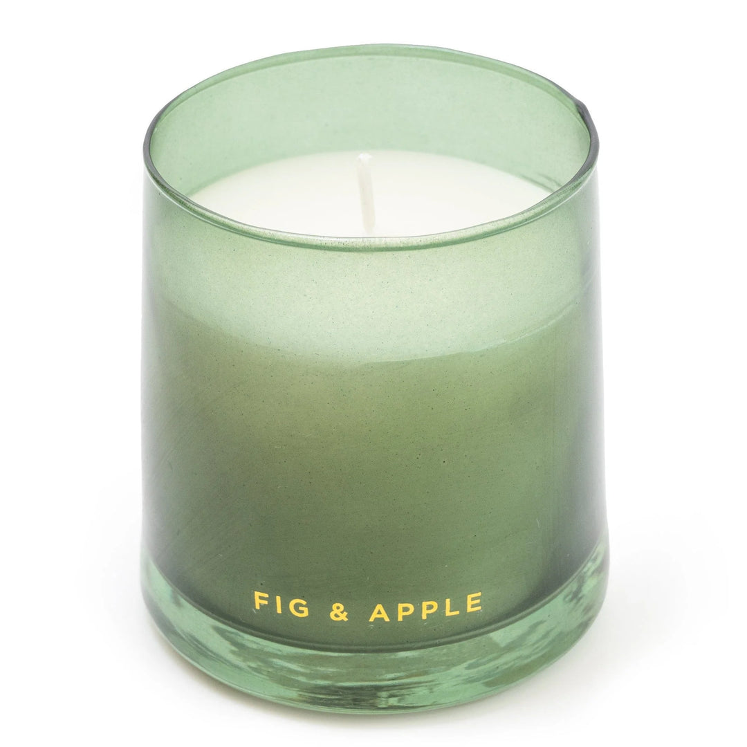 Fig & Apple Glass Candle - Sugarplum Boutique