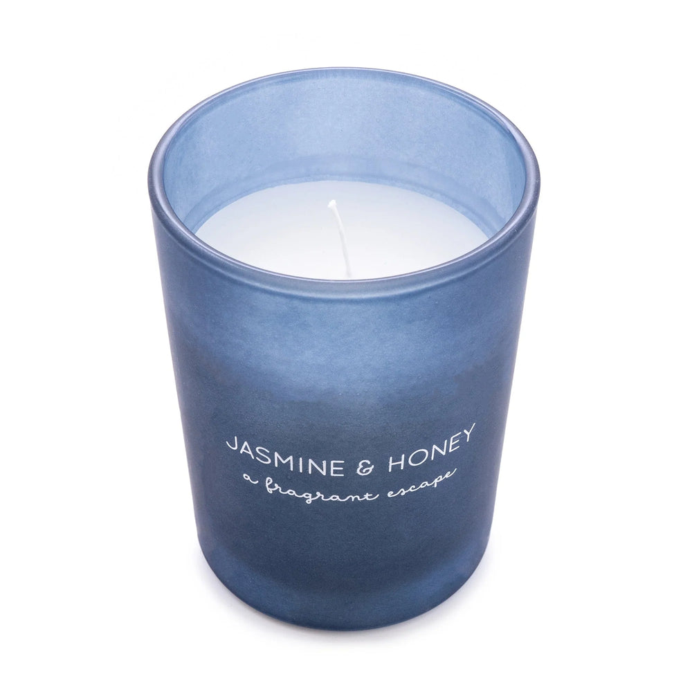 Jasmine & Honey Glass Candle - Sugarplum Boutique