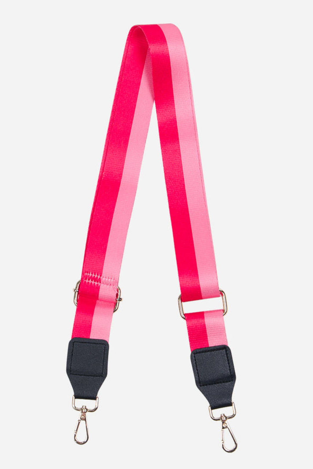 2 Stripe Print Interchangeable Bag Strap Pink - Sugarplum Boutique