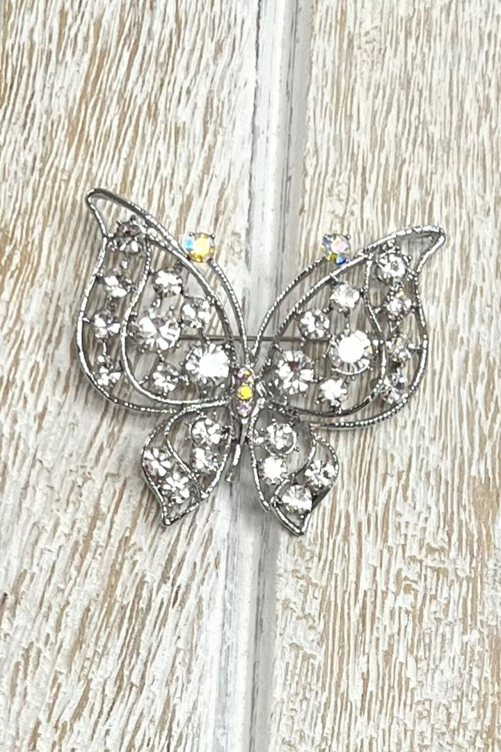 Brooches Crystal Butterfly - Sugarplum Boutique