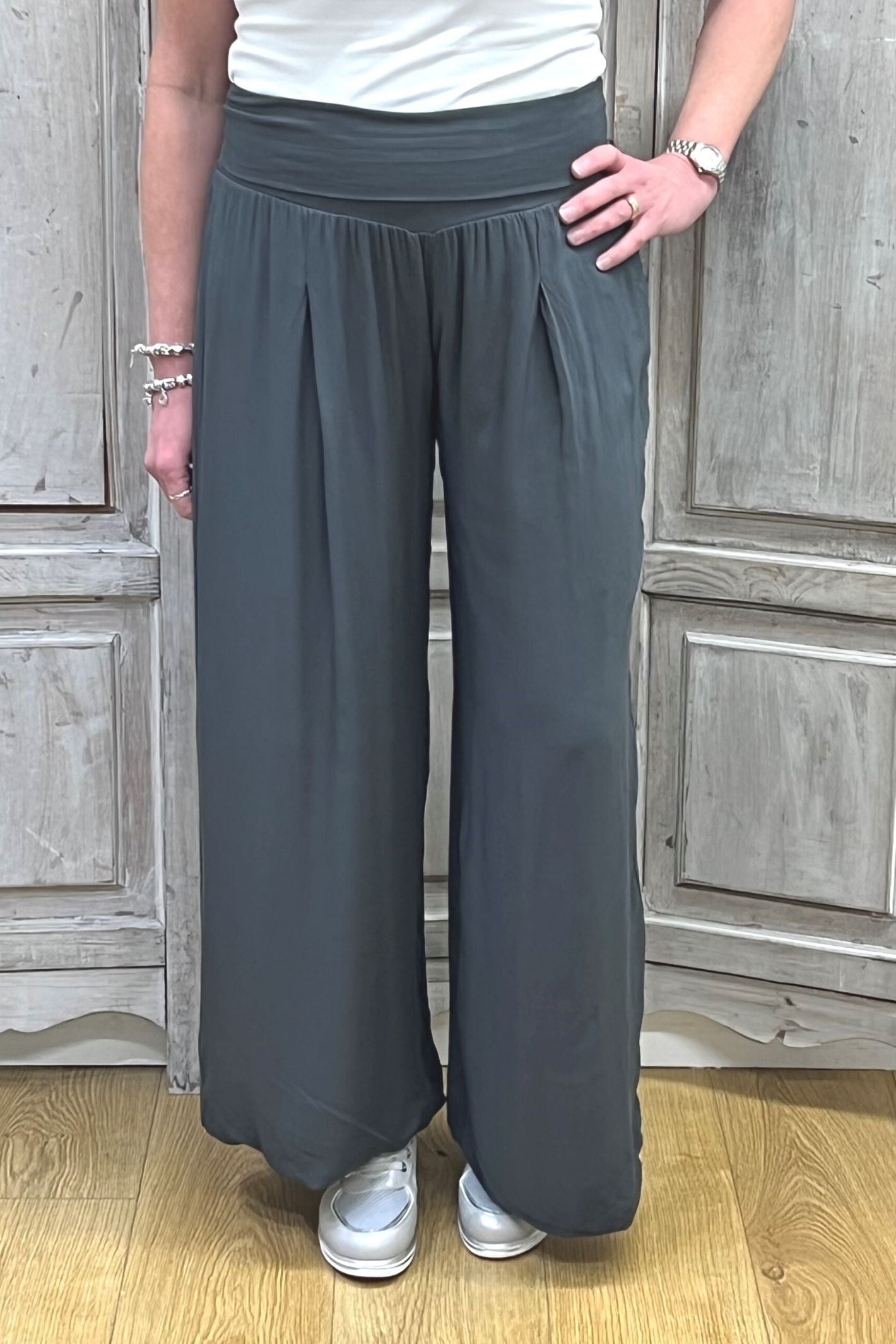 Cotton palazzo discount trousers uk
